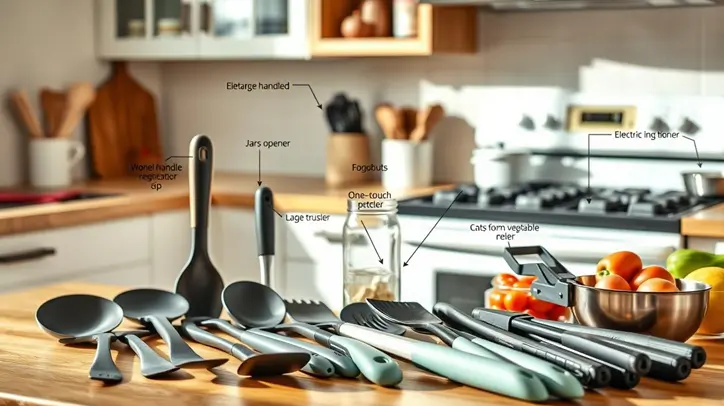 Assistive Technology for Elderly Comfort: Improve Daily Life 5 Senior-friendly kitchen tools for arthritis