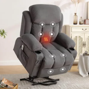 BOSMILLER Power Lift Recliner Chair with Heat and Massage