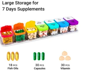 Daviky Extra Large Weekly Pill Organizer